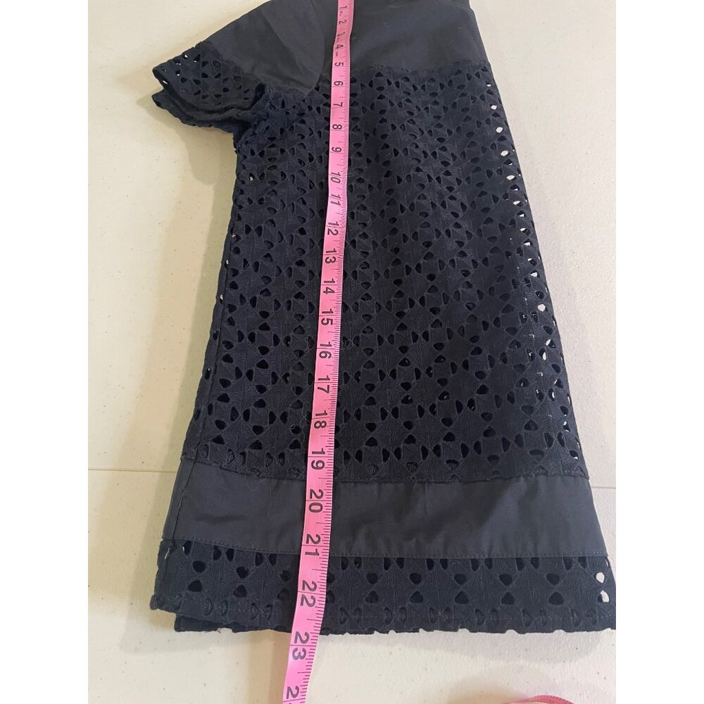 Madewell Womens Eyelet Top Size S Sheer Romantic Dainty Capsule Parisian Sleek - Picture 8 of 12